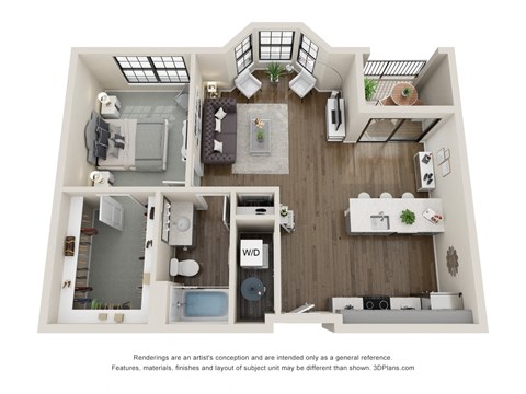 The Garden Floor Plan